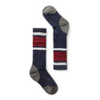 Smartwool Kids' Wintersport Full Cushion Stripe Over The Calf Socks Deep Navy / Medium (UK 11-13.5)-Deep Navy / Large (UK 1-4.5)-Power Pink / Medium (UK 11-13.5)-Power Pink / Large (UK 1-4.5) #- 53 Degrees North 
