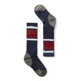 Smartwool Kids' Wintersport Full Cushion Stripe Over The Calf Socks Deep Navy / Medium (UK 11-13.5)-Deep Navy / Large (UK 1-4.5)-Power Pink / Medium (UK 11-13.5)-Power Pink / Large (UK 1-4.5) #- 53 Degrees North 