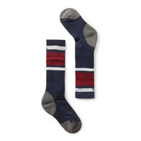 Smartwool Kids' Wintersport Full Cushion Stripe Over The Calf Socks Deep Navy / Medium (UK 11-13.5)-Deep Navy / Large (UK 1-4.5)-Power Pink / Medium (UK 11-13.5)-Power Pink / Large (UK 1-4.5) #- 53 Degrees North 