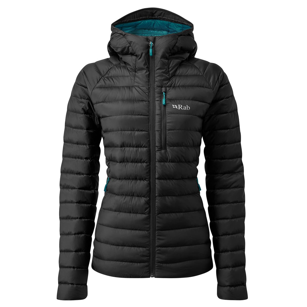 Rab Women's Microlight Alpine Jacket Black / X-Small-Black / Small-Black / Medium-Black / Large-Black / X-Large #- 53 Degrees North 