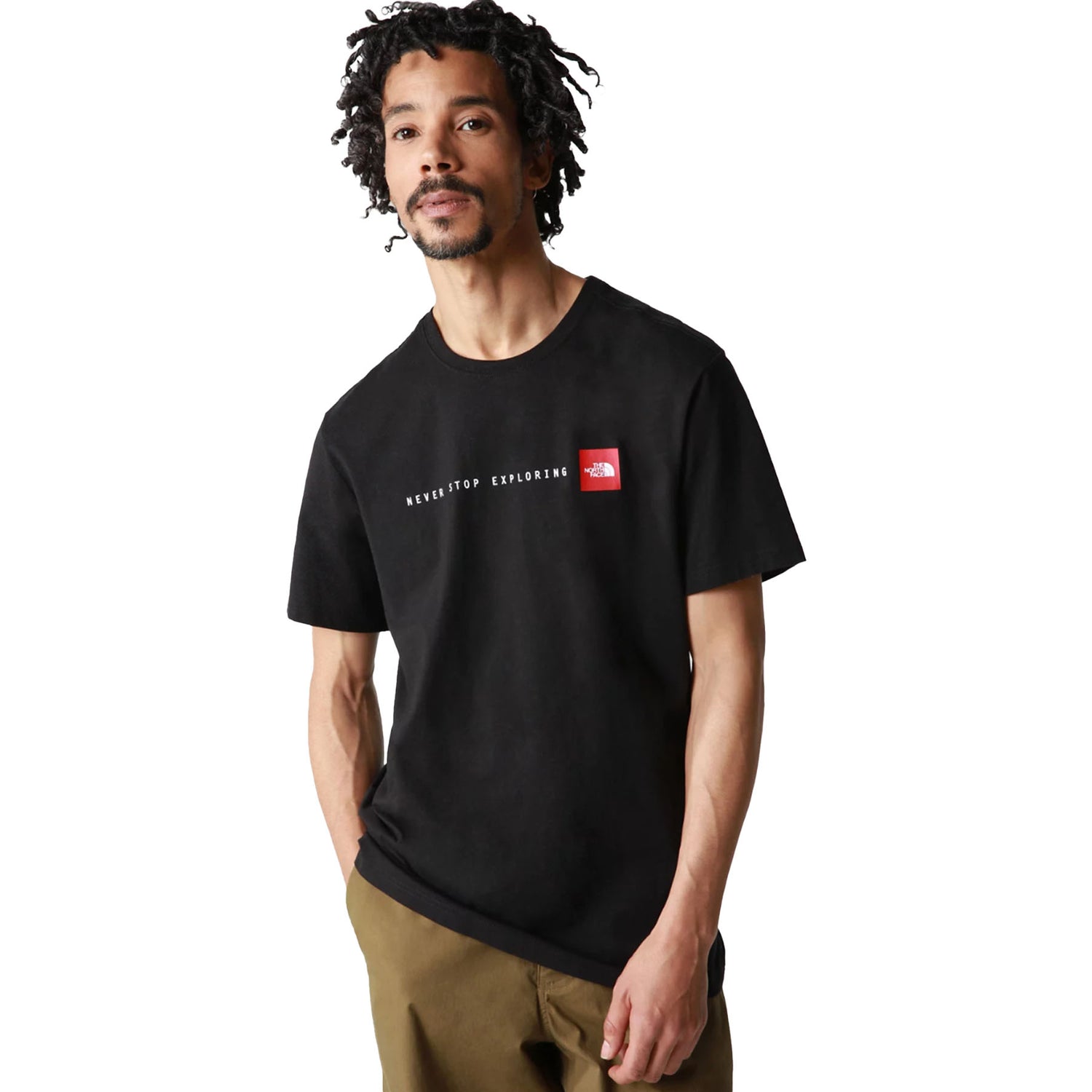 The North Face Men's Short Sleeve Never Stop Exploring T-Shirt Summit Gold / Small-Summit Gold / Medium-Summit Gold / Large-Summit Gold / X-Large-Summit Gold / XX-Large #- 53 Degrees North 