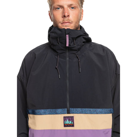 Quiksilver Men's Steeze Technical Snow Jacket True Black / Small-True Black / Medium-True Black / Large-True Black / X-Large #- 53 Degrees North 