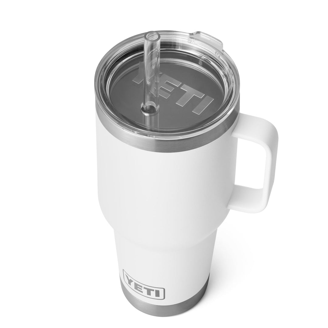 YETI Yeti Rambler 35 oz (994 ml) Mug with Straw Lid #color_white