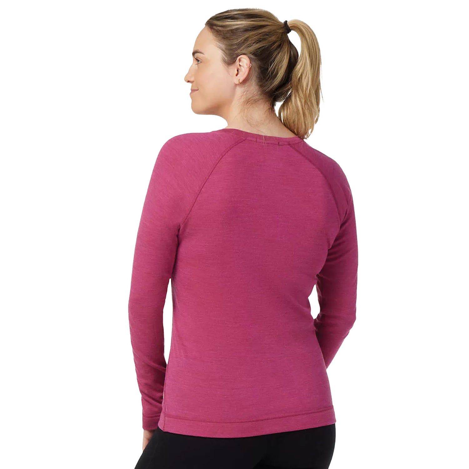 Smartwool Women's Classic Thermal Merino Baselayer Crew Shirt Black / X-Small-Black / Small-Black / Medium-Black / Large-Black / X-Large #- 53 Degrees North 