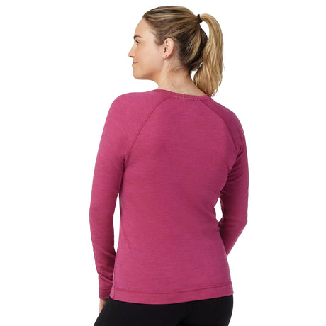 Smartwool Women's Classic Thermal Merino Baselayer Crew Shirt Black / X-Small-Black / Small-Black / Medium-Black / Large-Black / X-Large #- 53 Degrees North 