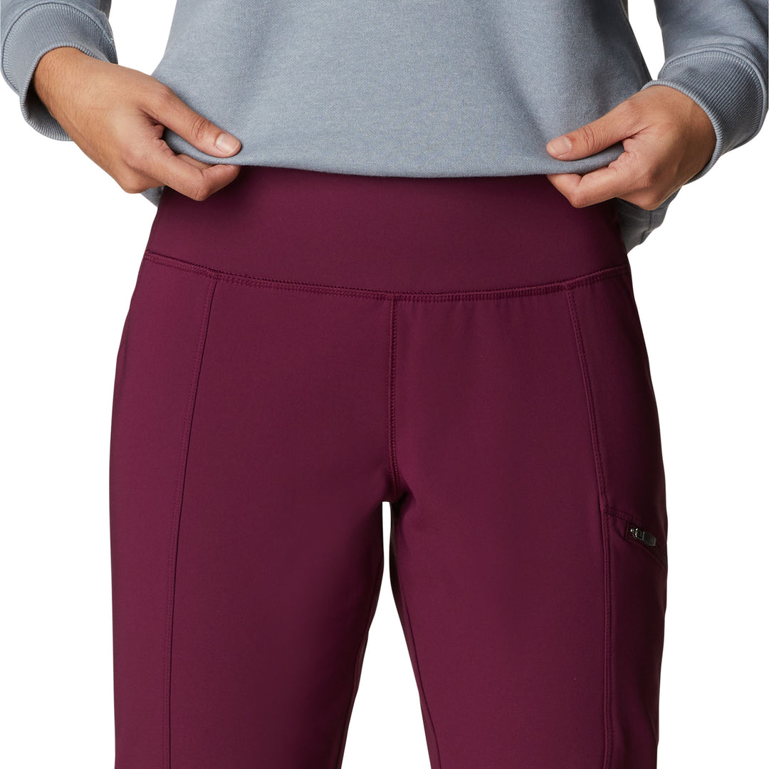 Columbia Women's Back Beauty Highrise Warm Winter Pant #color_beetroot