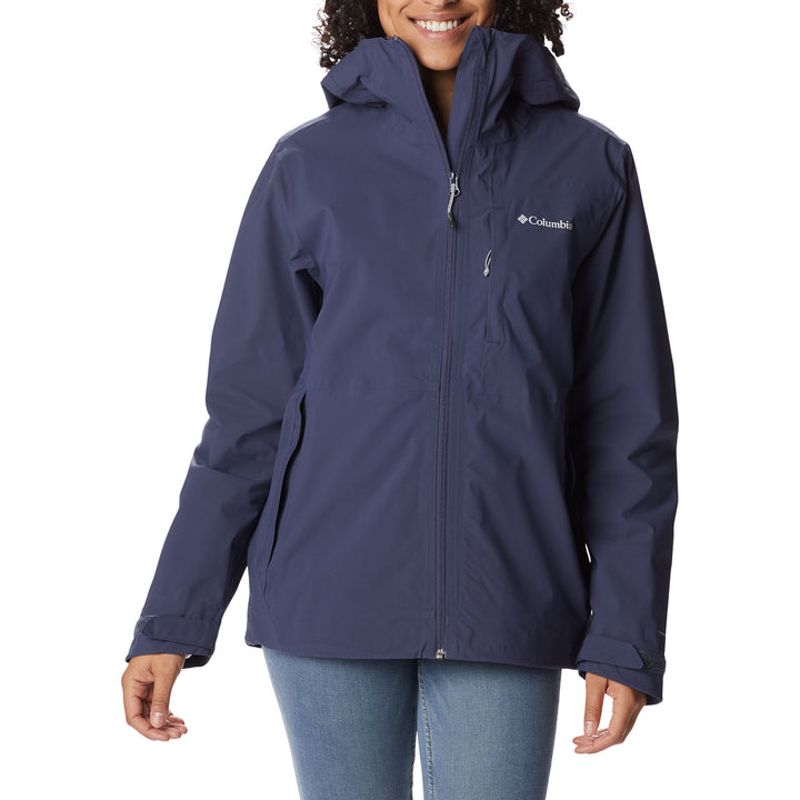 Columbia Women's Ampli-Dry Waterproof Shell Jacket #color_nocturnal