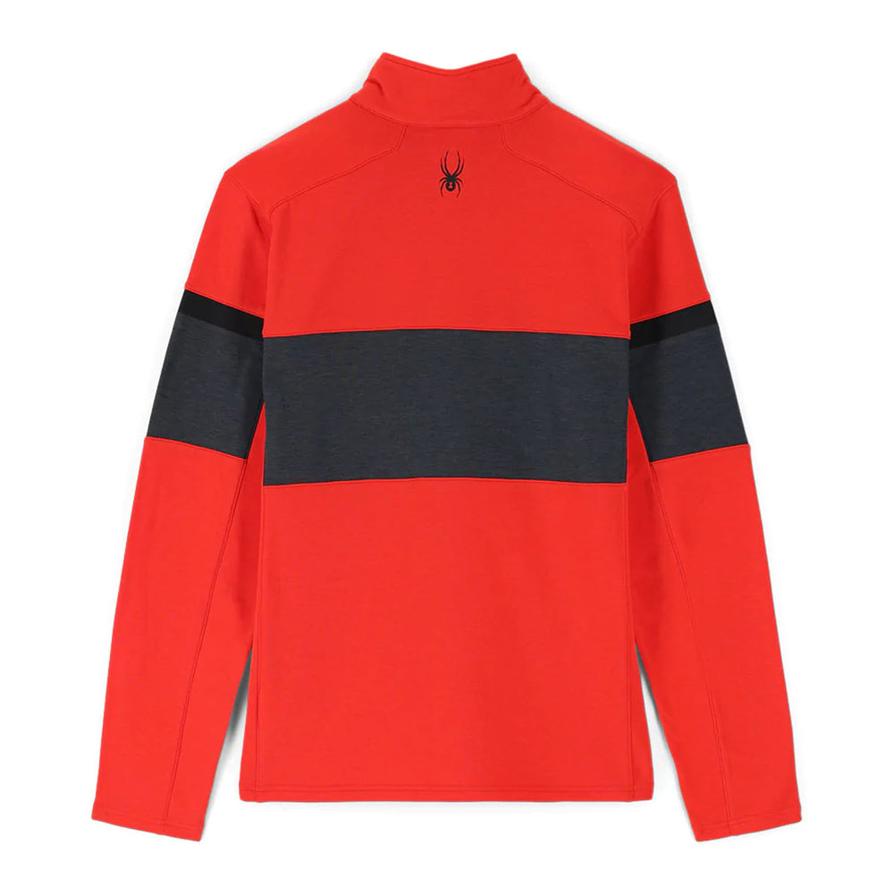 Spyder Men's Speed Half Zip Fleece Jacket #color_volcano-ebony