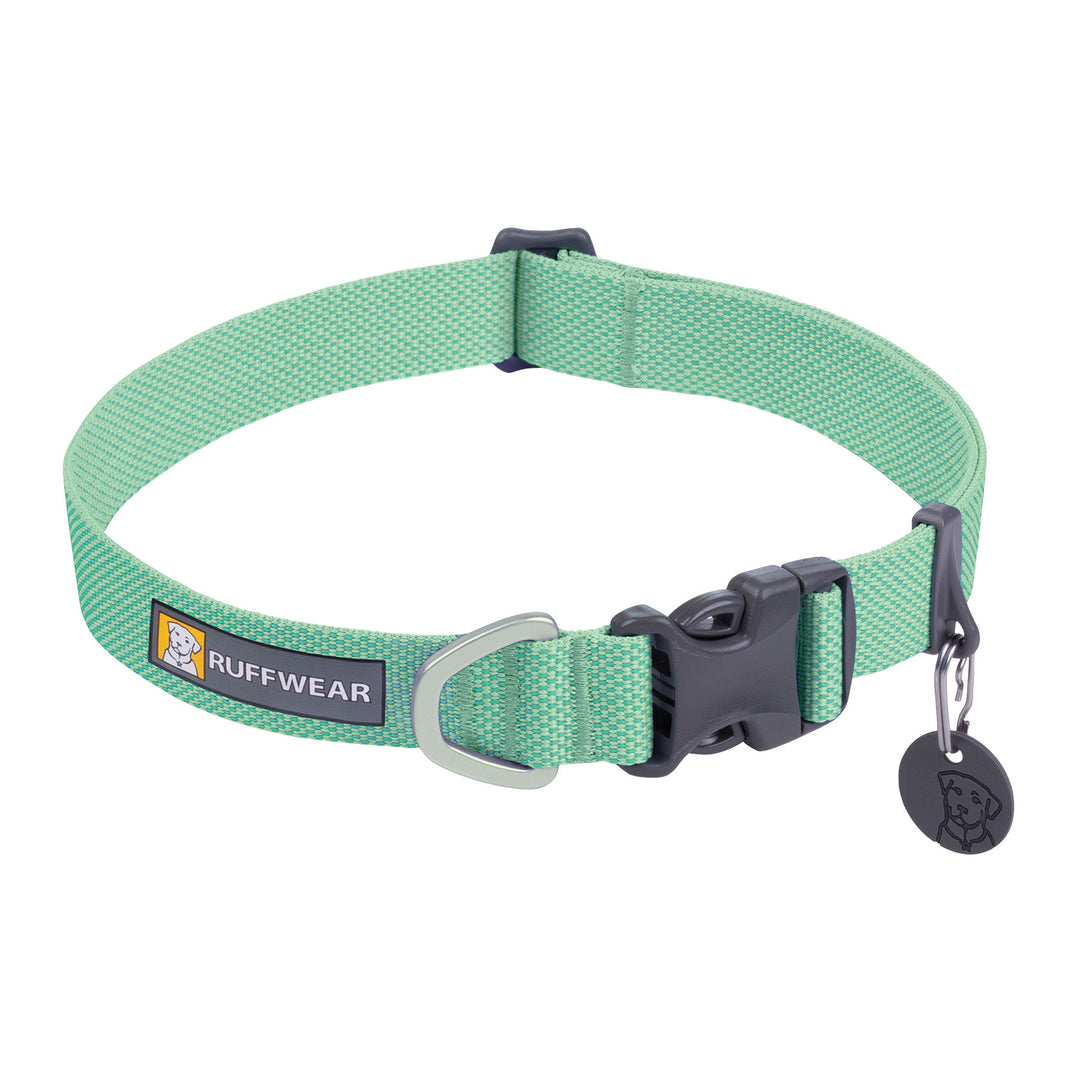 Ruffwear Hi & Light Lightweight Dog Collar #color_sage-green