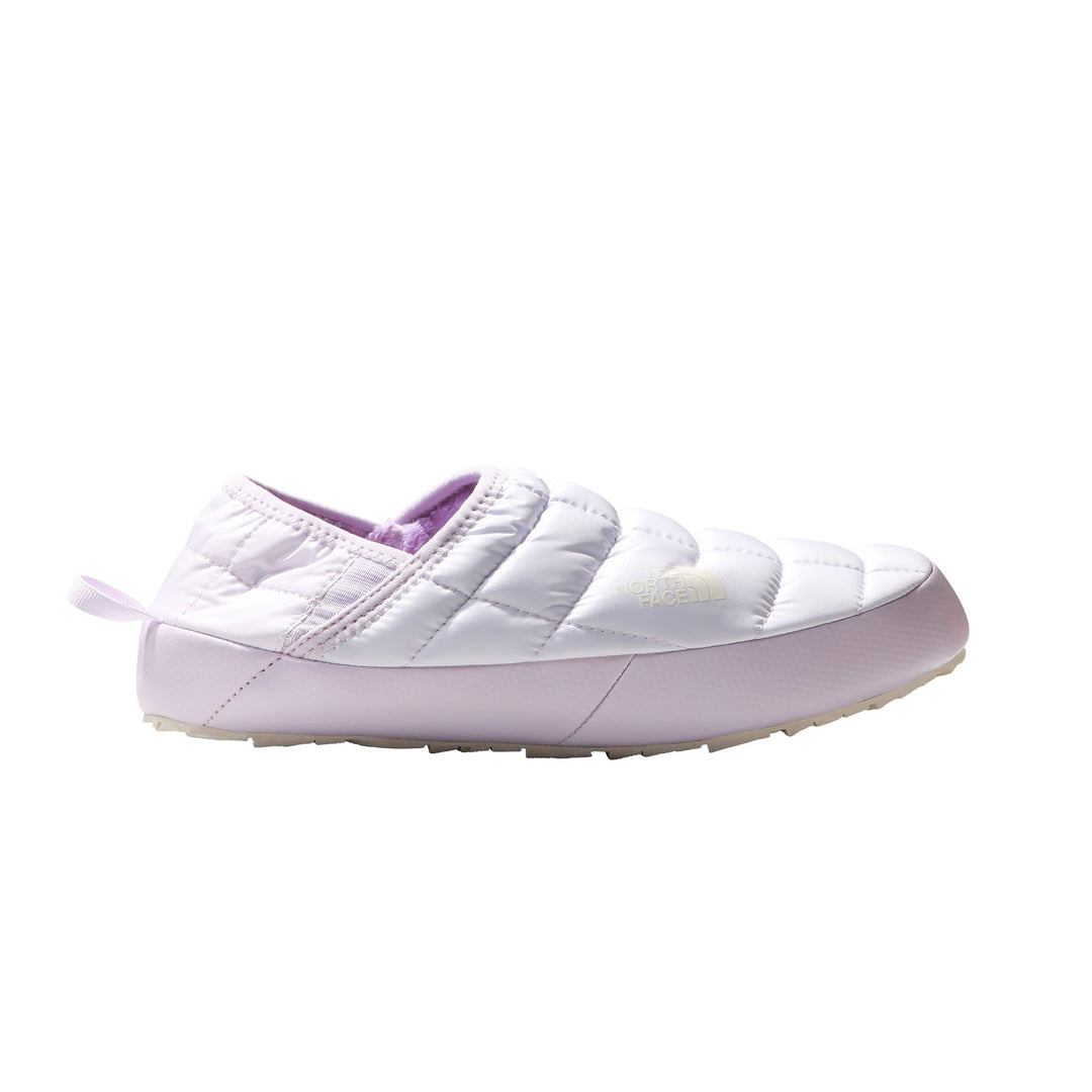 The North Face Women's Thermoball V Traction Winter Mules #color_lavender-fog-gardenia-white