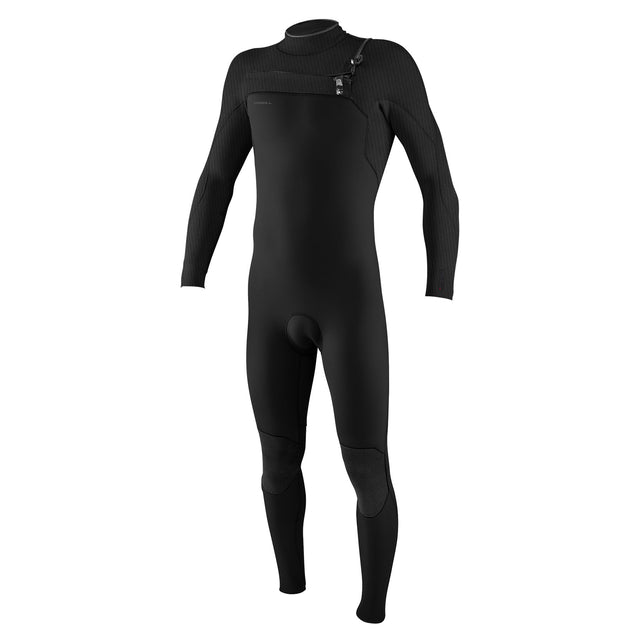 O'Neill Men's Hyperfreak 5/4+mm Chest Zip Full Wetsuit Black / Small-Black / Medium-Black / Large-Black / X-Large #- 53 Degrees North 