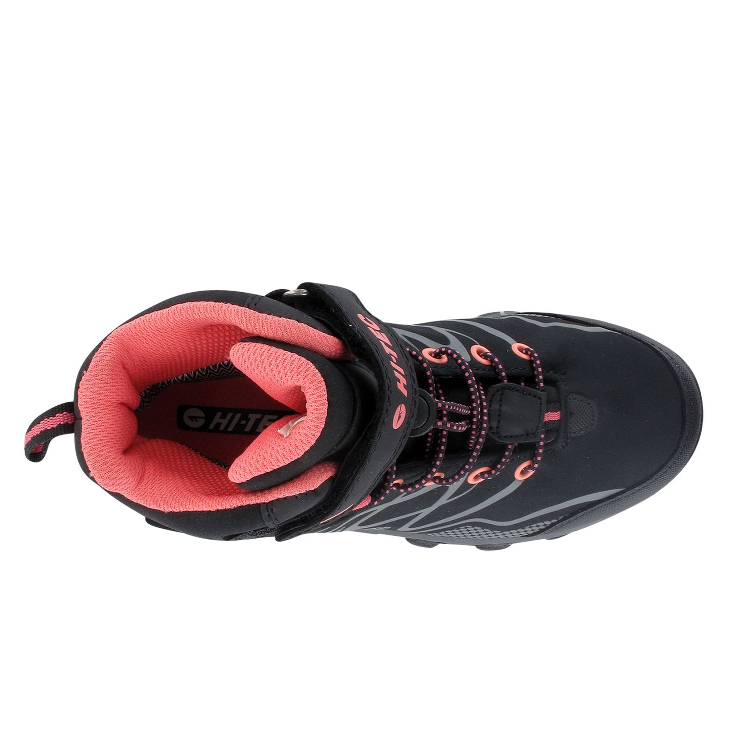 Hi-Tec Kids' Blackout Mid Junior Waterproof Hiking Boots Navy/Orange / UK 12-Navy/Orange / UK 13-Navy/Orange / UK 1-Navy/Orange / UK 2-Navy/Orange / UK 3 #- 53 Degrees North 