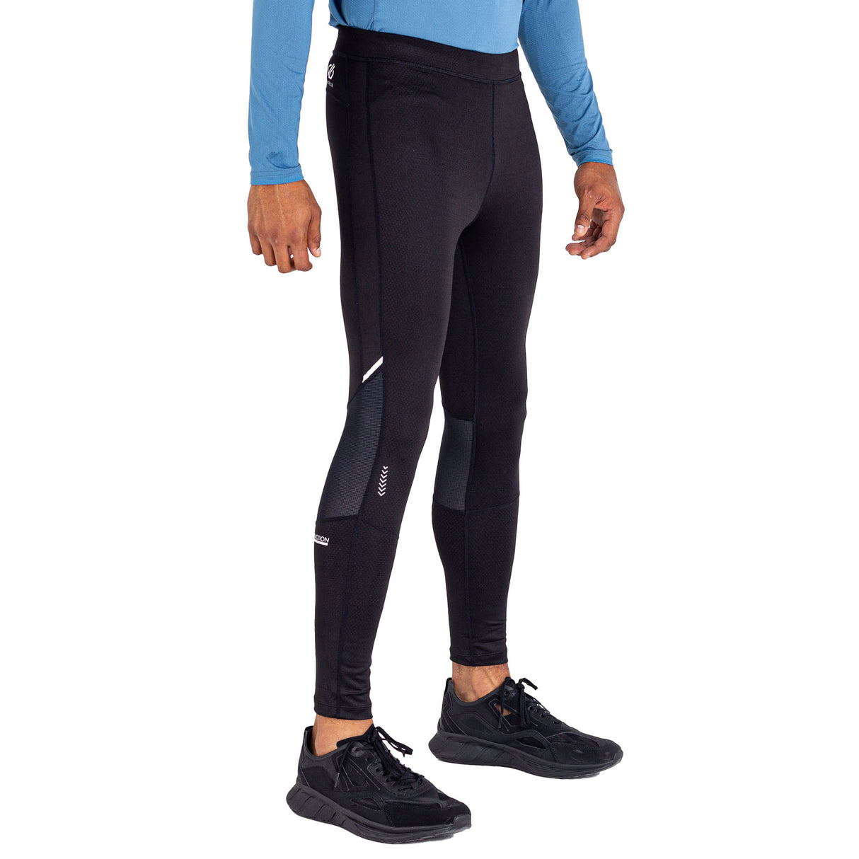 Dare 2b Men's Abaccus II Reflective Fitness Tights Black / Small-Black / Medium-Black / Large-Black / X-Large #- 53 Degrees North 