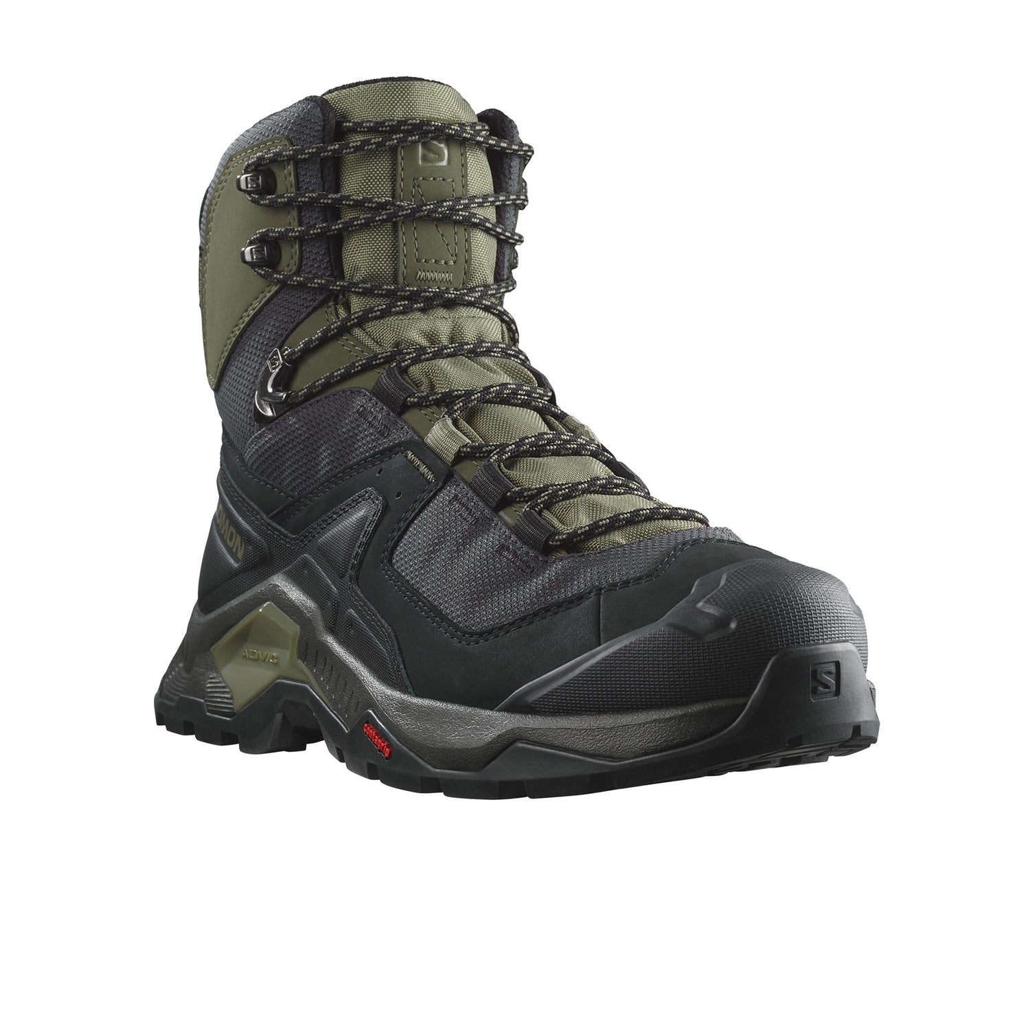 Salomon Men's Quest Element GORE-TEX Hiking Boots Black/Deep Lichen Green/Olive Night / UK 8-Black/Deep Lichen Green/Olive Night / UK 9-Black/Deep Lichen Green/Olive Night / UK 10-Black/Deep Lichen Green/Olive Night / UK 11-Black/Deep Lichen Green/Olive Night / UK 12 #- 53 Degrees North 