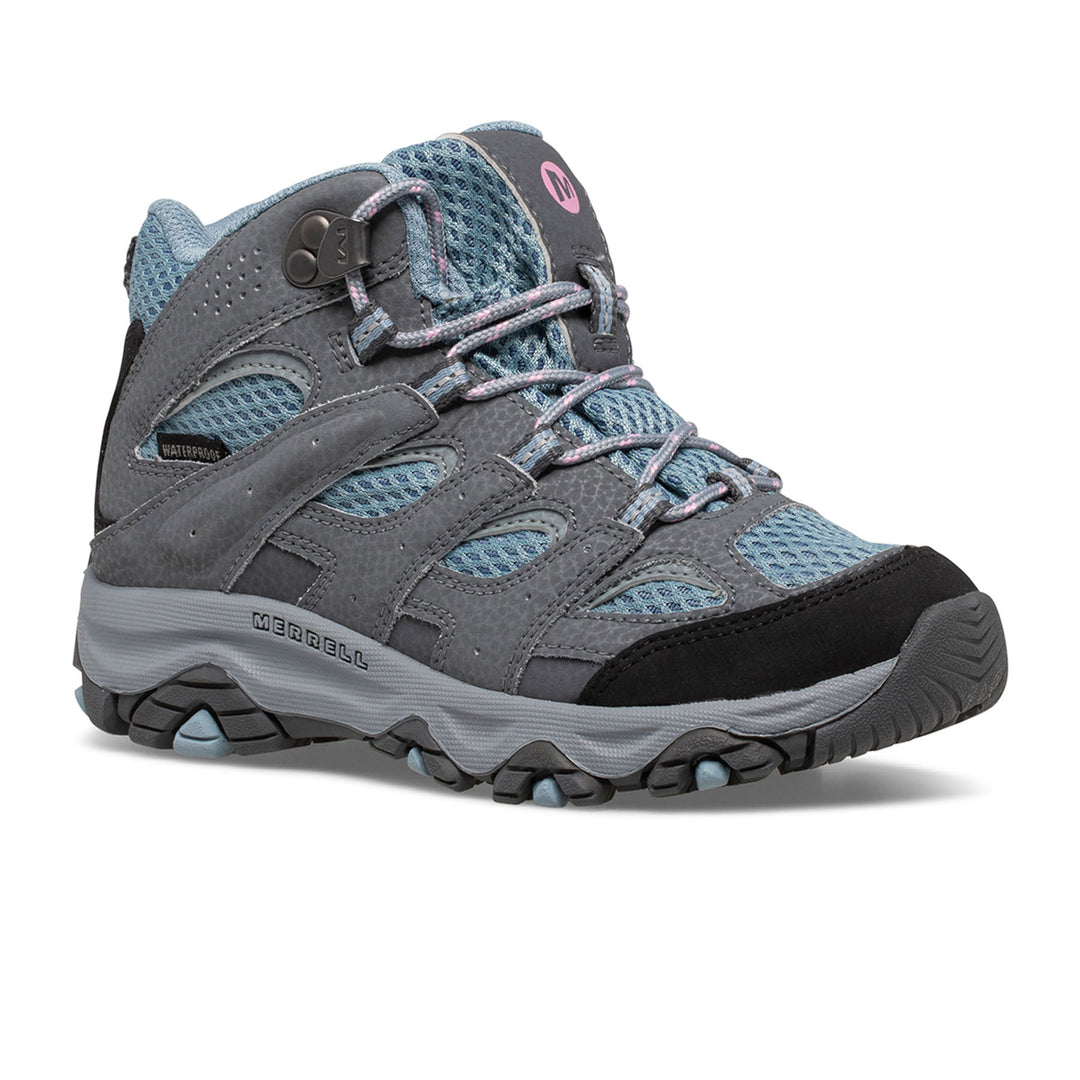 Merrell Kids' Moab 3 Mid Waterproof Hiking Boots #color_altitude