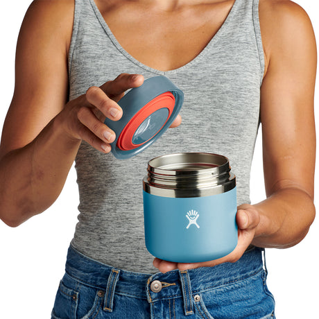 Hydro Flask 20oz (591 ml) Insulated Food Jar Surf-Black-Cascade #- 53 Degrees North 