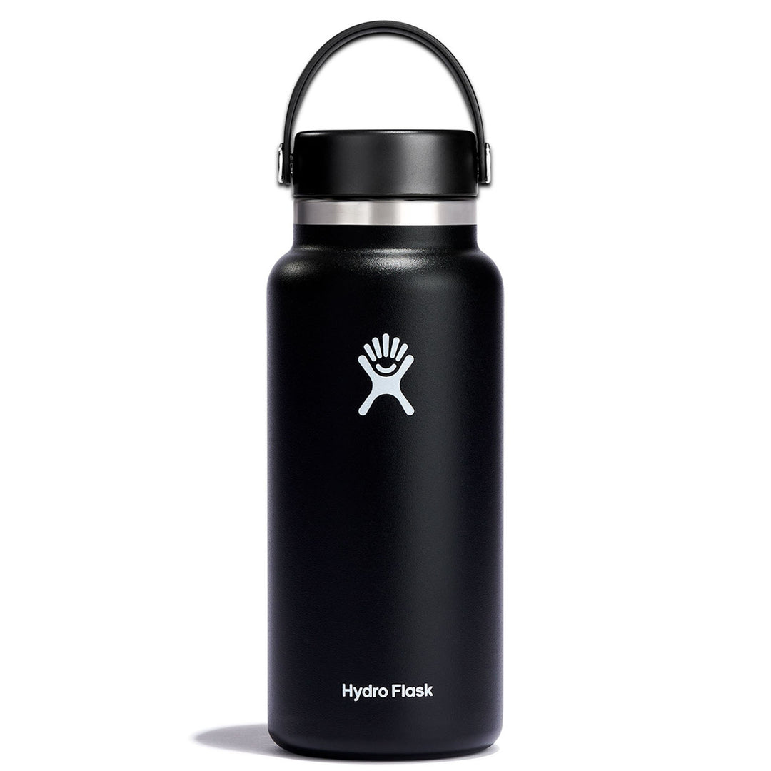 Hydro Flask 32oz (946 ml) Wide Mouth Flex Cap Bottle #color_black