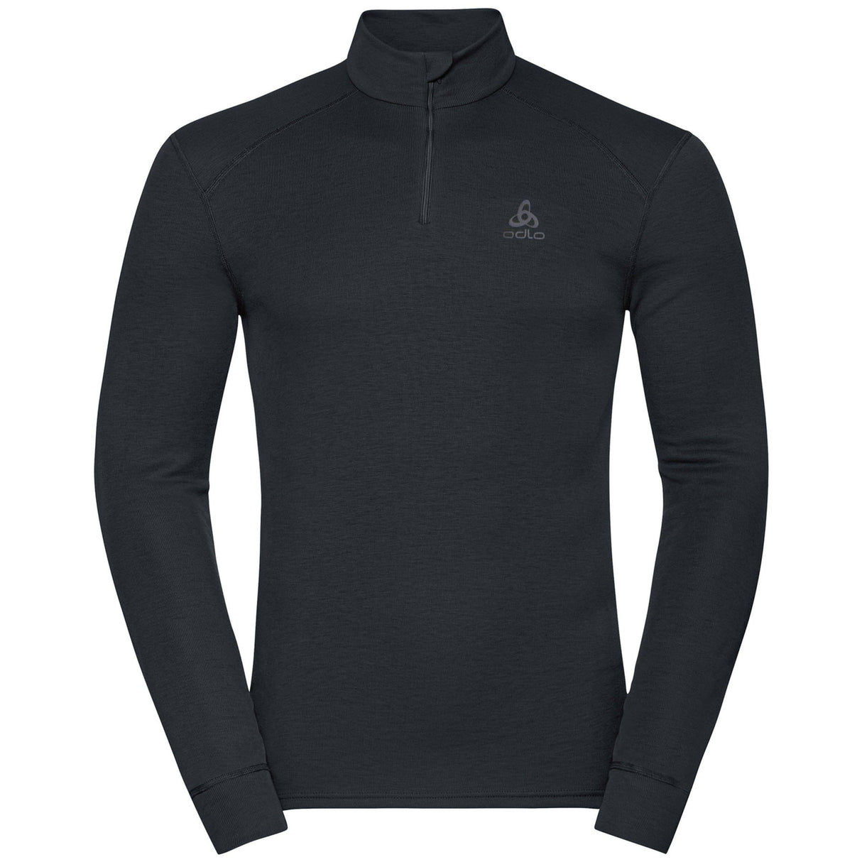 ODLO Men's Active Warm Eco Half Zip Turtleneck Baselayer Top Black / Small-Black / Medium-Black / Large-Black / X-Large-Black / XX-Large #- 53 Degrees North 