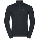 ODLO Men's Active Warm Eco Half Zip Turtleneck Baselayer Top Black / Small-Black / Medium-Black / Large-Black / X-Large-Black / XX-Large #- 53 Degrees North 