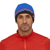 Patagonia Beanie Hat Black-Classic Fitz Roy/Andes Blue-Logo Belwe/Black #- 53 Degrees North 