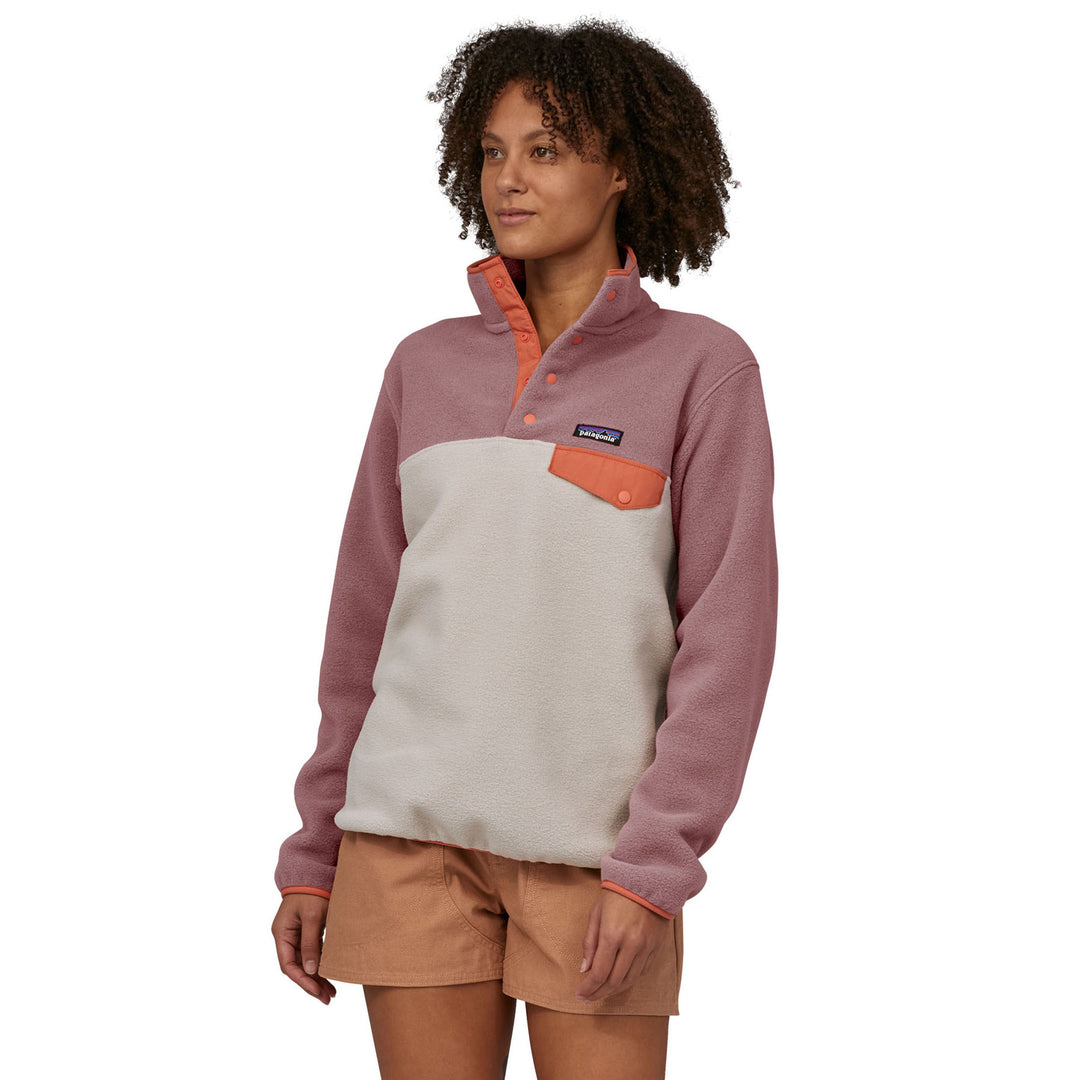 Patagonia Women's Lightweight Synch Snap-T Pullover #color_pumice