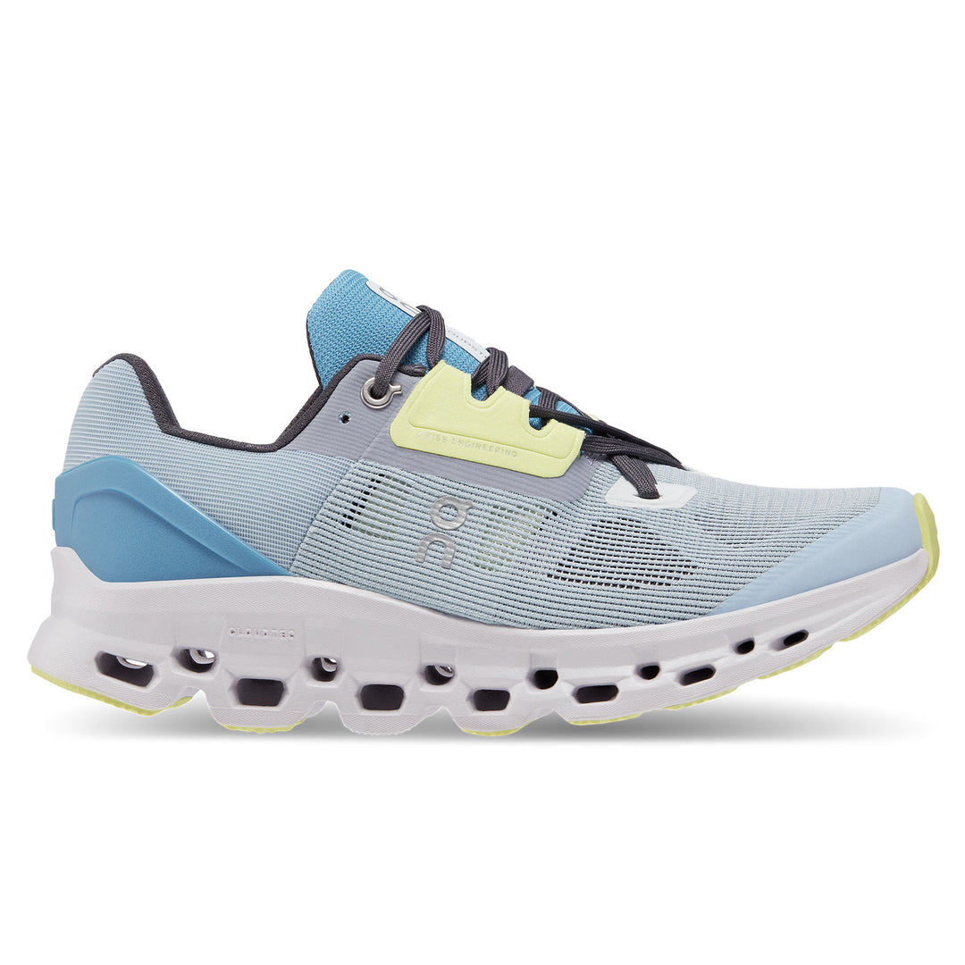 On Running Women's Cloudstratus Road Running Shoes #color_chambray-lavender