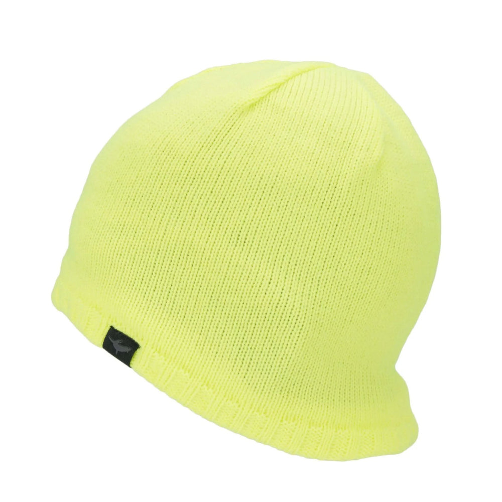 Sealskinz Waterproof Cold Weather Beanie Hat #color_neon-yellow
