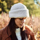 Barts Teddybow Hat Cream-Pale Army #- 53 Degrees North 