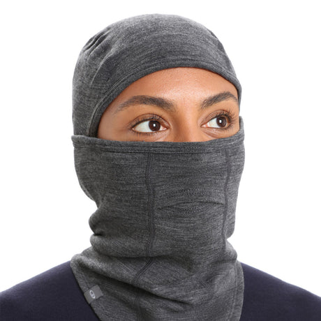 Icebreaker Unisex Merino Apex Balaclava Jet Heather #- 53 Degrees North 