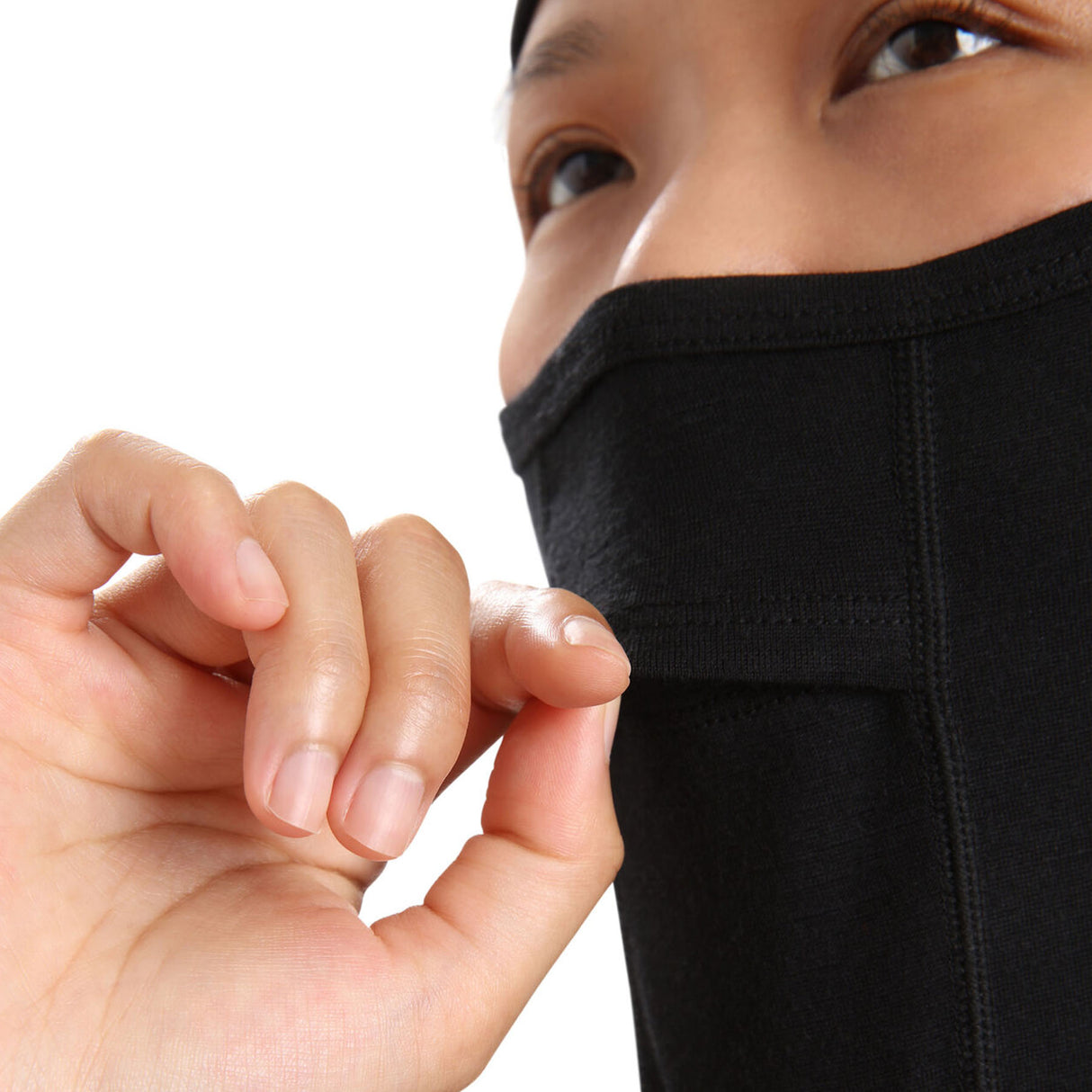 Icebreaker Unisex Merino Oasis Balaclava Black #- 53 Degrees North 