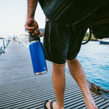 YETI Rambler 46 oz (1.4 L) Bottle with Chug Cap Black Forest Green-Tropical Pink-Rescue Red-Navy #- 53 Degrees North 