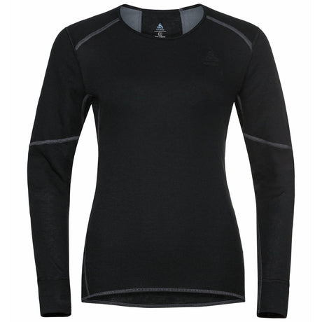 ODLO Women's Active X-Warm Eco Baselayer Top Black / X-Small-Black / Small-Black / Medium-Black / Large-Black / X-Large #- 53 Degrees North 