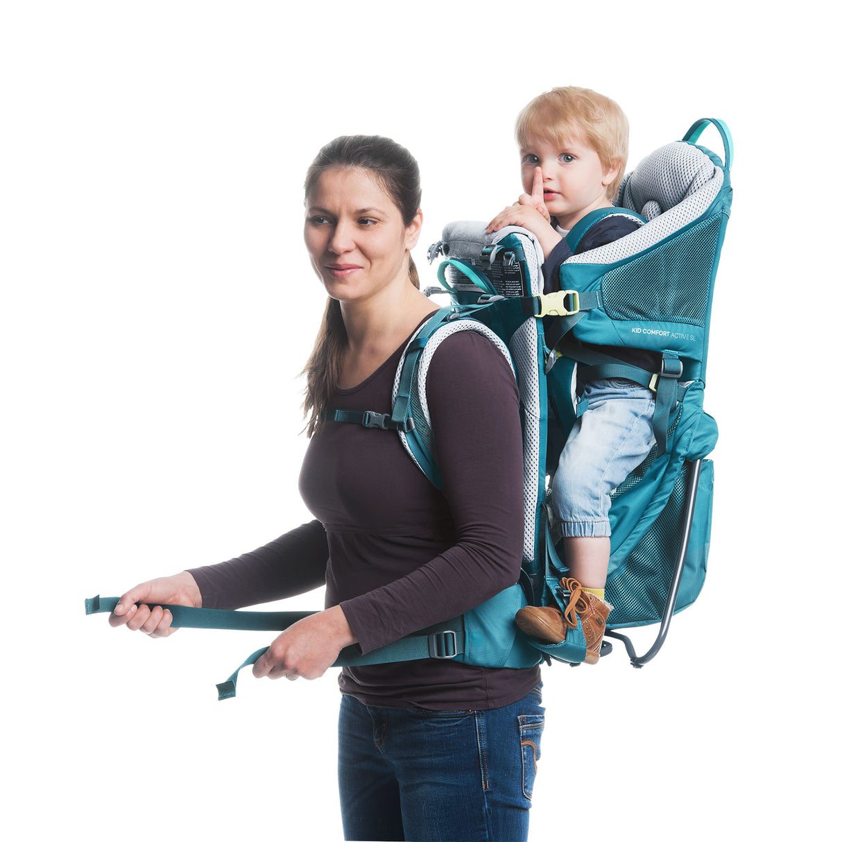 Deuter Kid Comfort Active SL Child Carrier Currant-Denim #- 53 Degrees North 