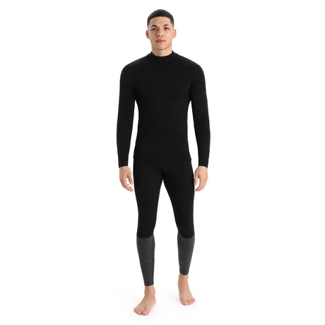 Icebreaker Men's Merino 260 Tech Long Sleeve Turtleneck Black / Small-Black / Medium-Black / Large-Black / X-Large-Black / XX-Large #- 53 Degrees North 