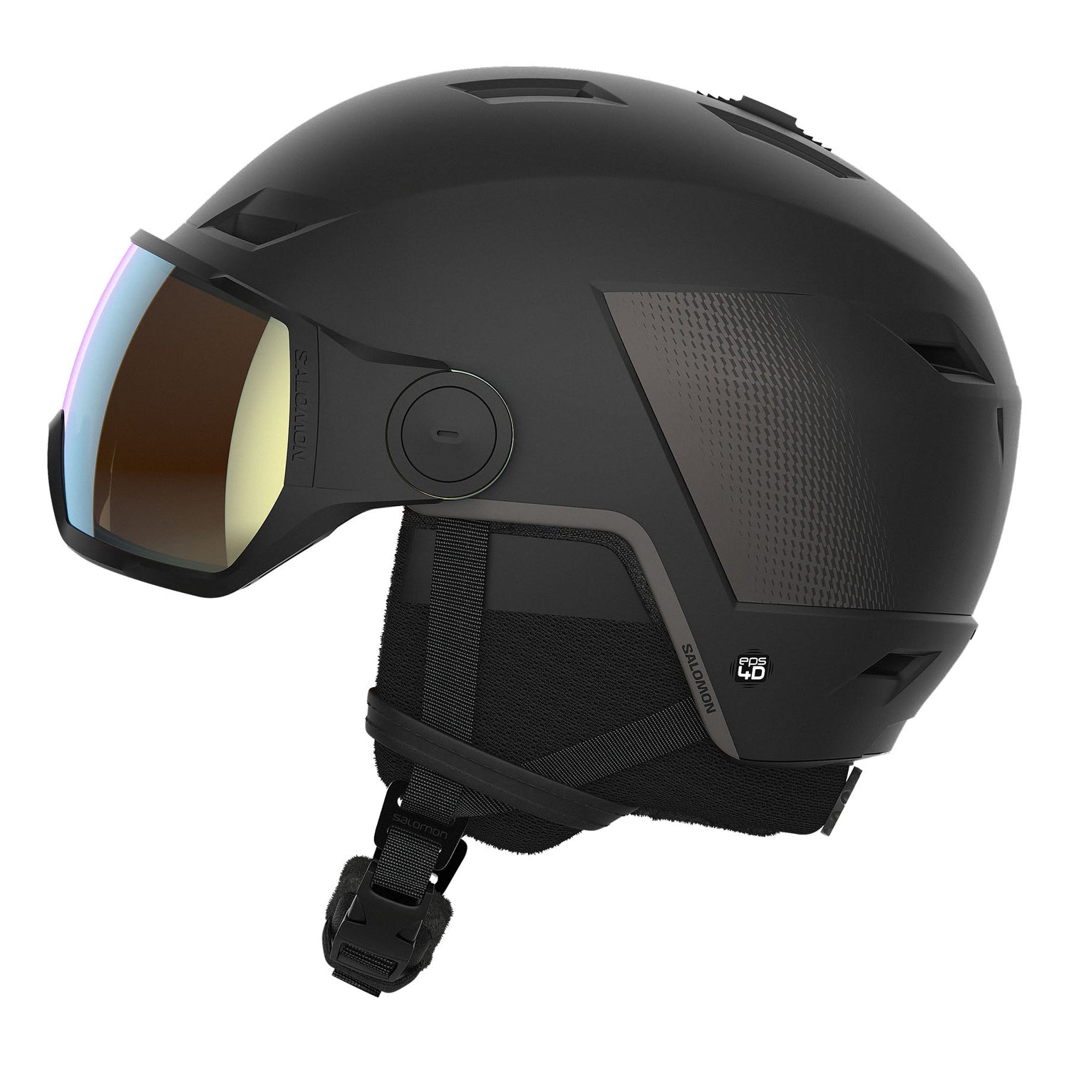 Salomon Pioneer LT Ski Visor Helmet Black / Medium-Black / Large #- 53 Degrees North 