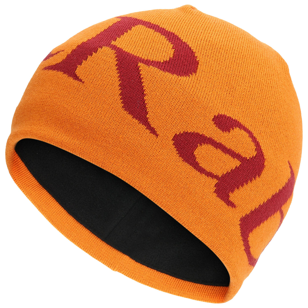 Rab Logo Beanie #color_marmalade-oxblood-red