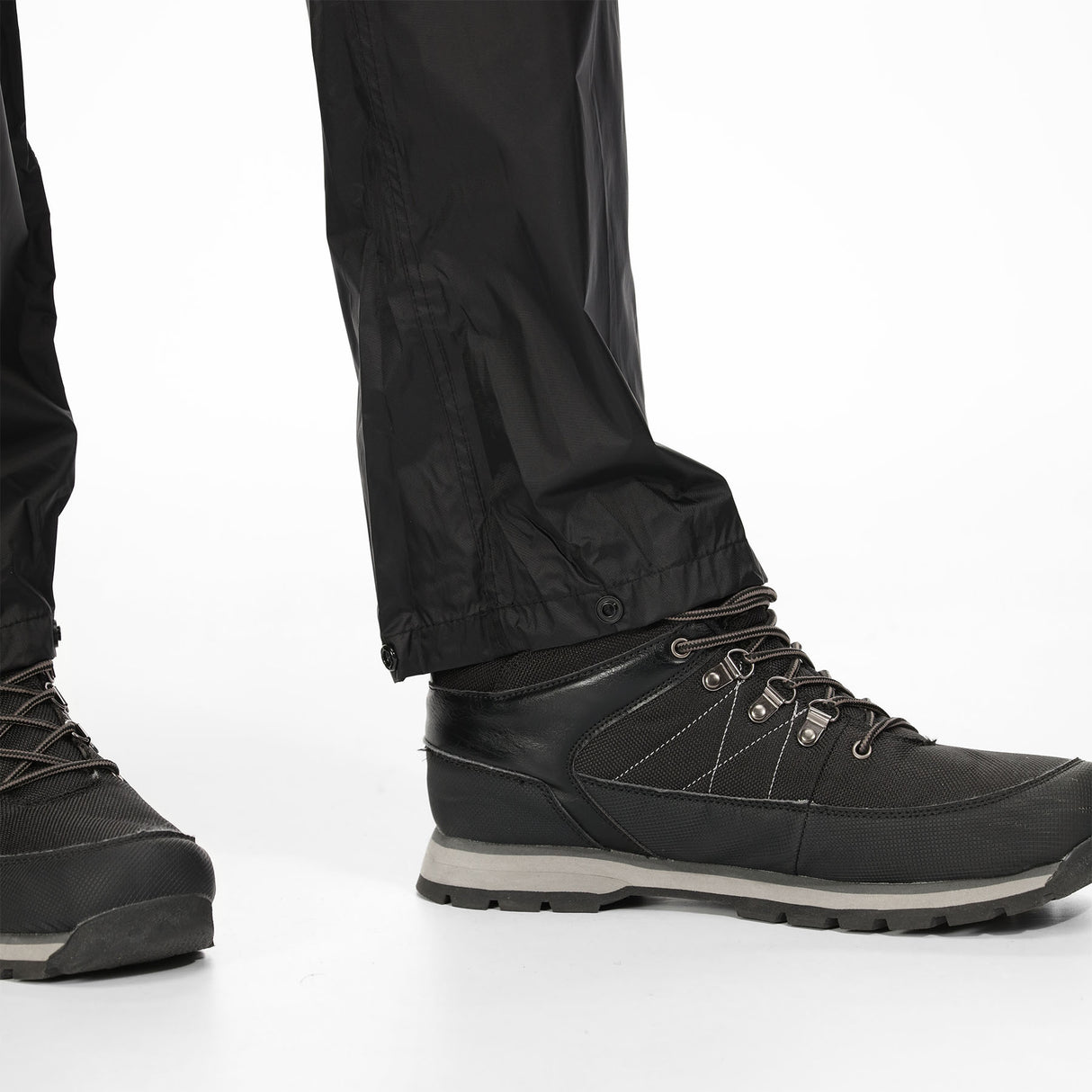 Regatta Men's Pack-It Waterproof Overtrousers Black / Small-Black / Medium-Black / Large-Black / X-Large-Black / XX-Large #- 53 Degrees North 