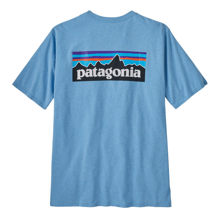 Patagonia Men's P-6 Logo Responsibili-Tee #color_lago-blue