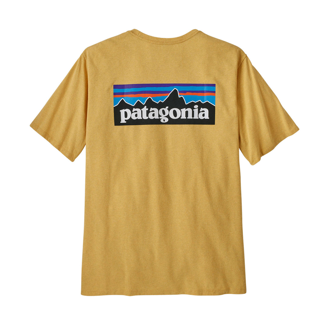 Patagonia Men's P-6 Logo Responsibili-Tee #color_surfboard-yellow