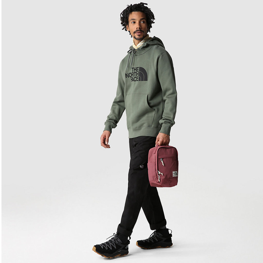 The North Face Men's Drew Peak Pullover Hoodie #color_thyme-tnf-black