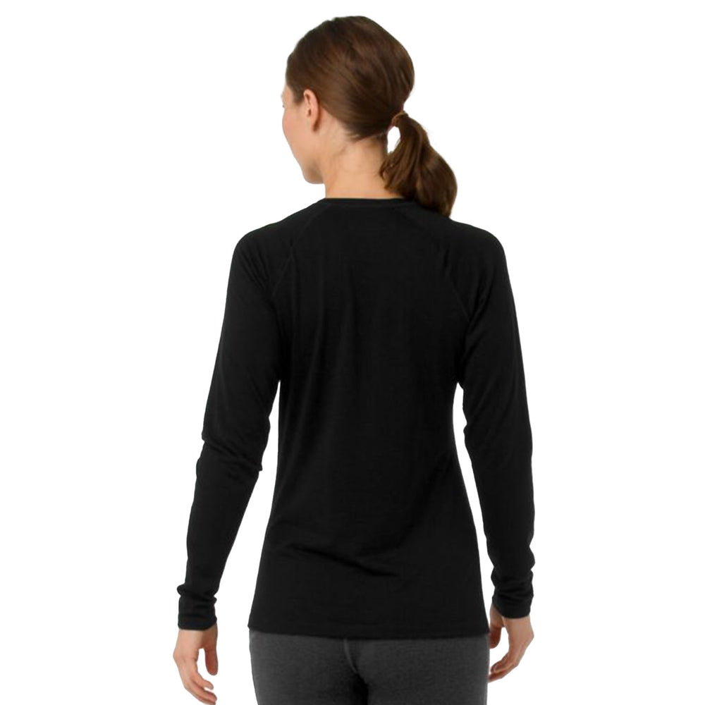 Smartwool Women's Classic All-Season Merino Baselayer Long Sleeve Shirt #color_black