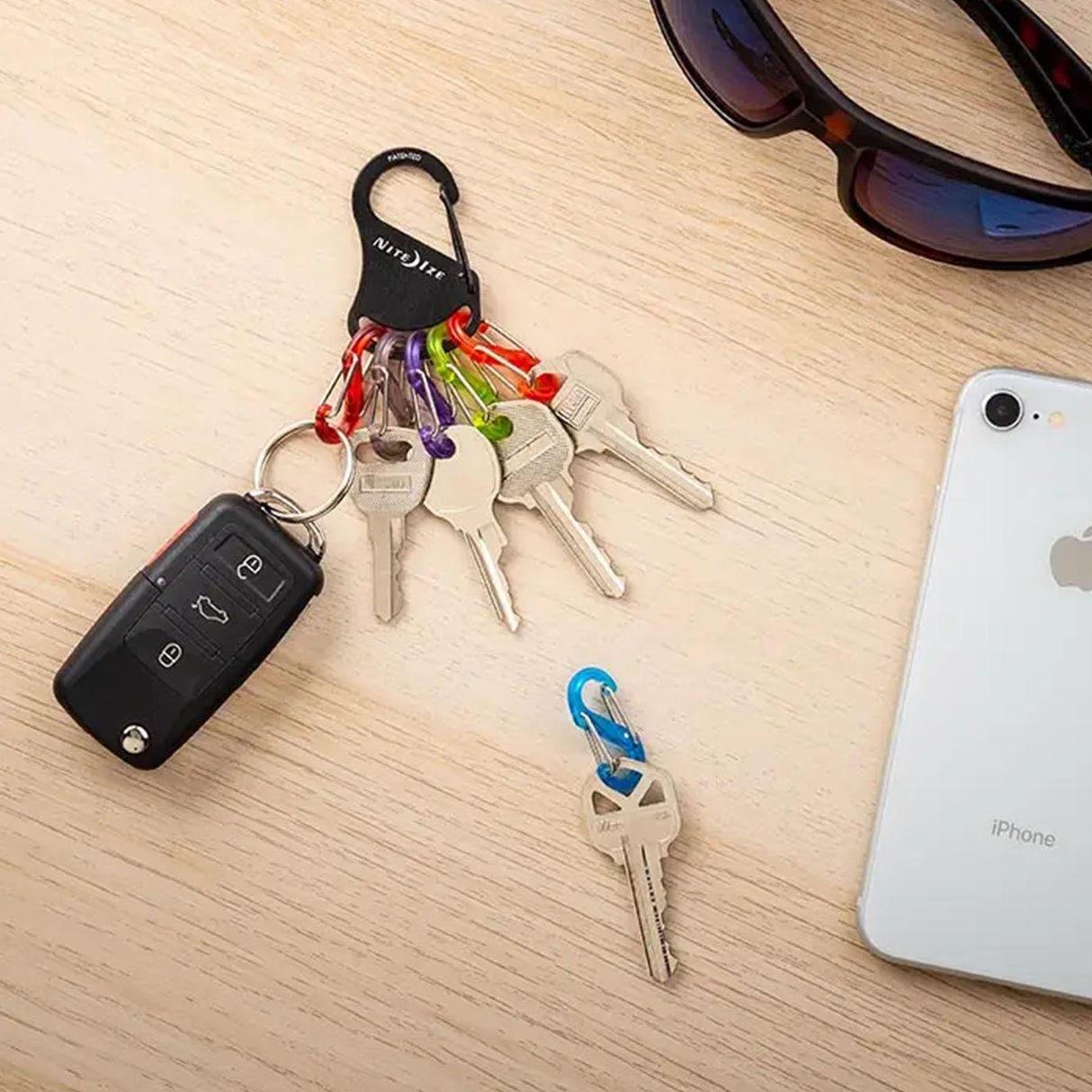 Nite Ize Keyrack S-Biner Black #- 53 Degrees North 