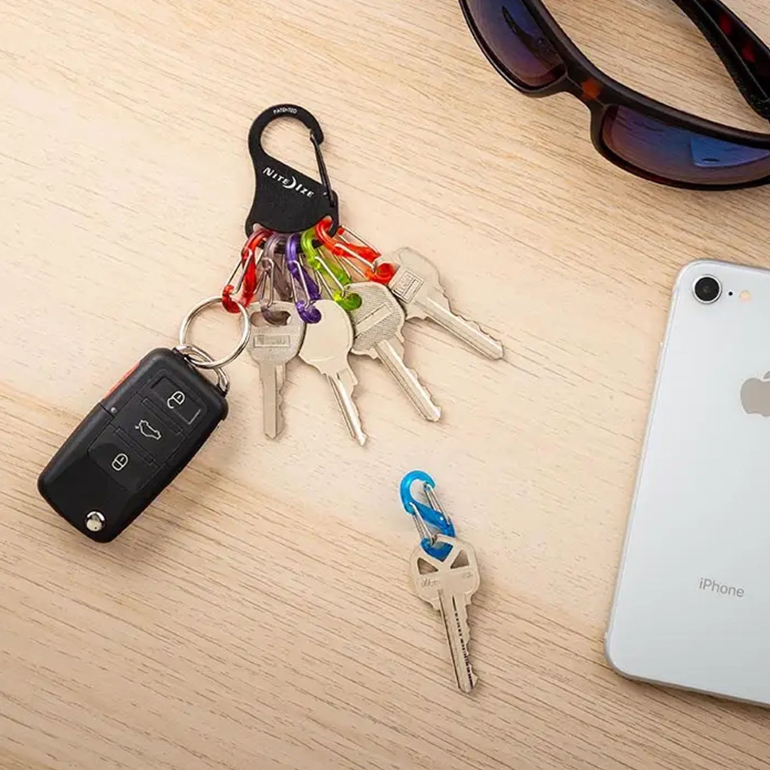 Nite Ize Keyrack S-Biner Black #- 53 Degrees North 