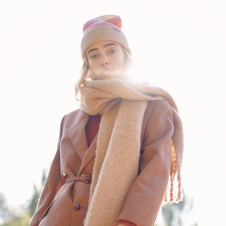 Barts Women's Premium Ounaa Beanie Heather Grey-Orchid #- 53 Degrees North 