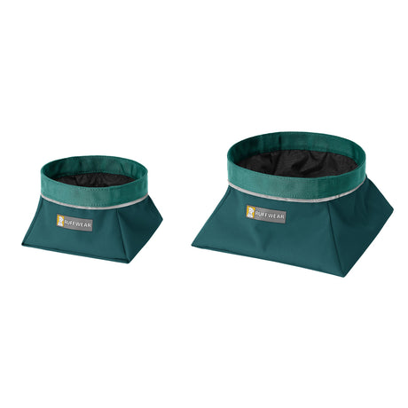 Ruffwear Quencher Packable Dog Bowl Fired Brick / Medium-Fired Brick / Large-Tumalo Teal / Medium-Tumalo Teal / Large-Huckleberry Blue / Medium #- 53 Degrees North 