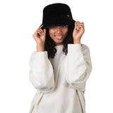 Barts Women's Bretia Faux Fur Bucket Hat Black-Grey #- 53 Degrees North 