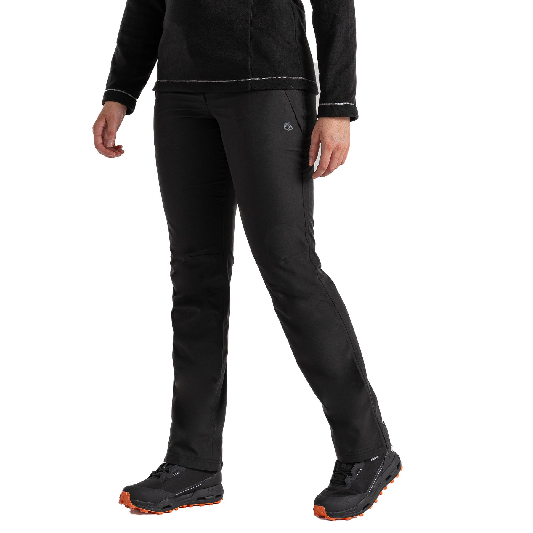 black hiking trousers