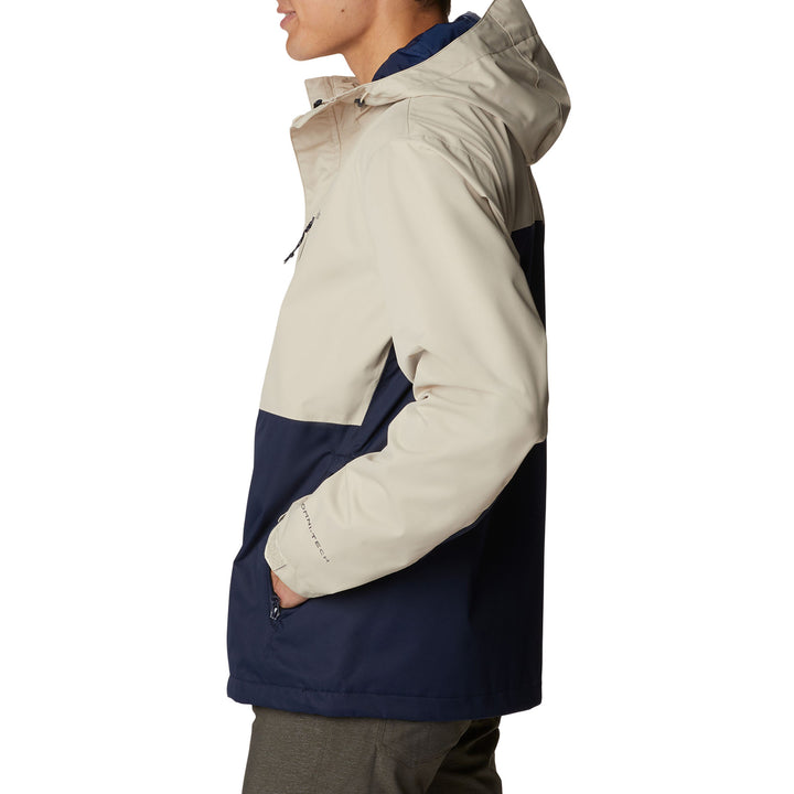 Columbia Mens Hikebound Jacket #color_ancient-fossil-collegiate-navy