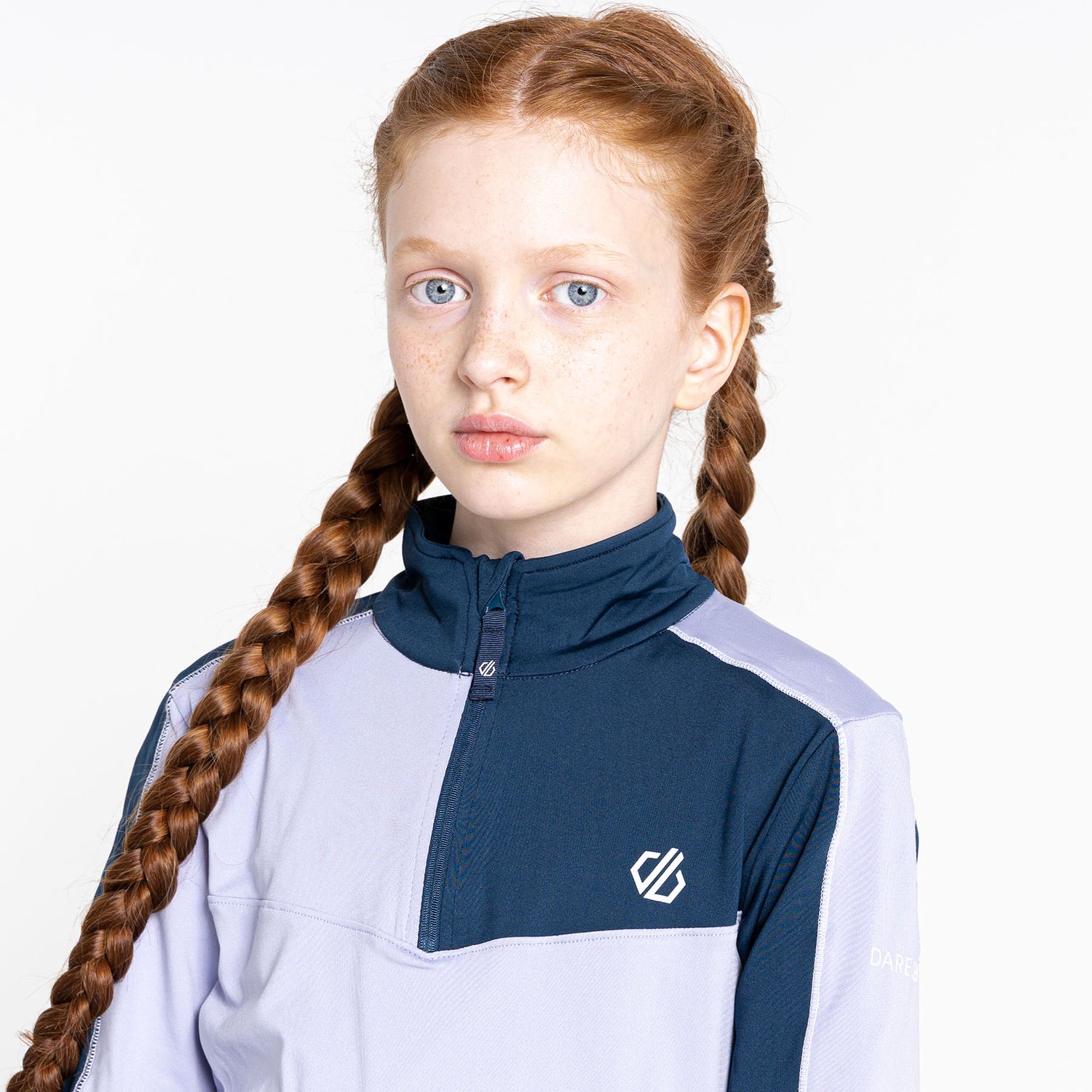 Dare 2b Kids' Formate II Core Stretch Midlayer Top #color_moonlight-denim-cosmic-sky