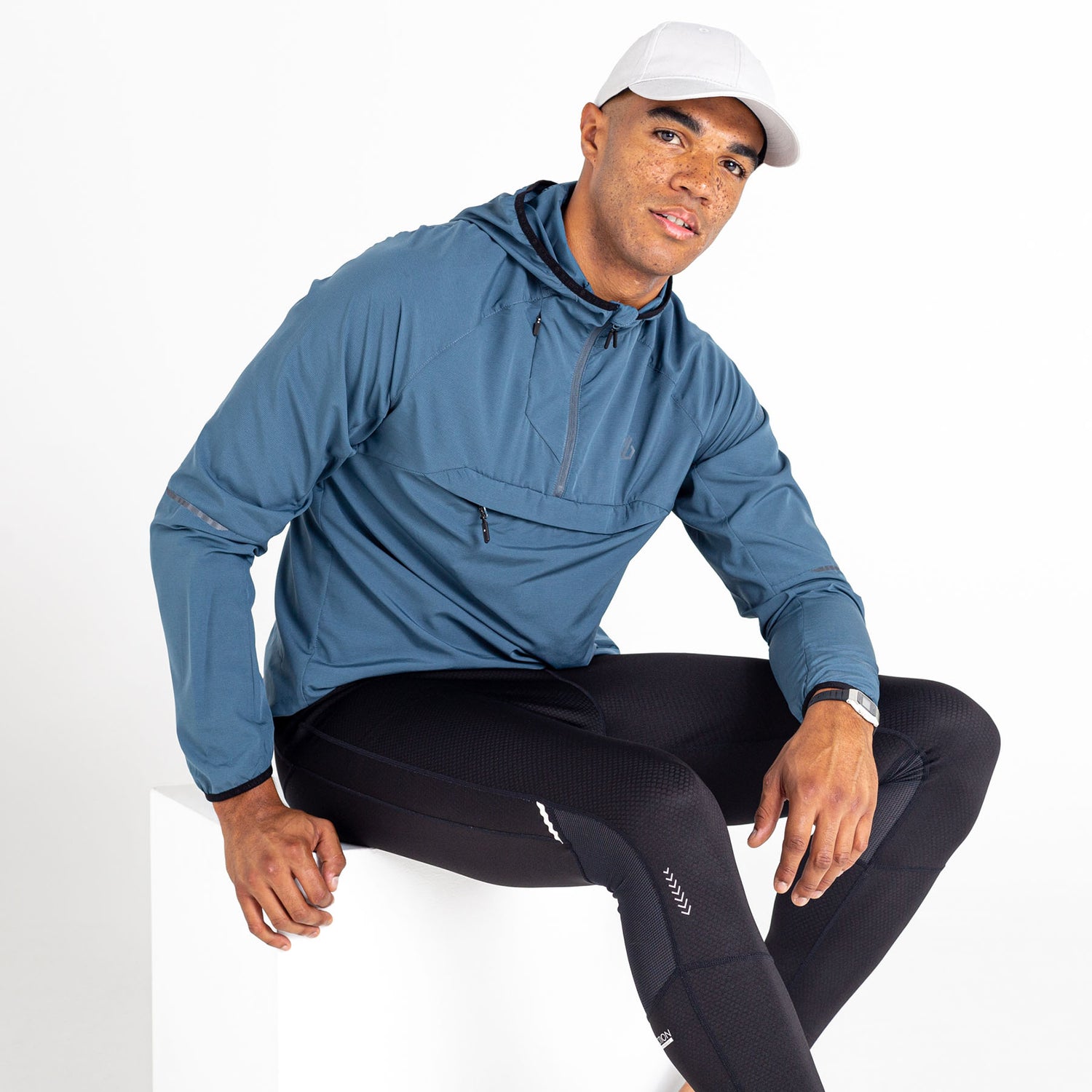 Dare 2b Men's Abaccus II Reflective Fitness Tights Black / Small-Black / Medium-Black / Large-Black / X-Large #- 53 Degrees North 